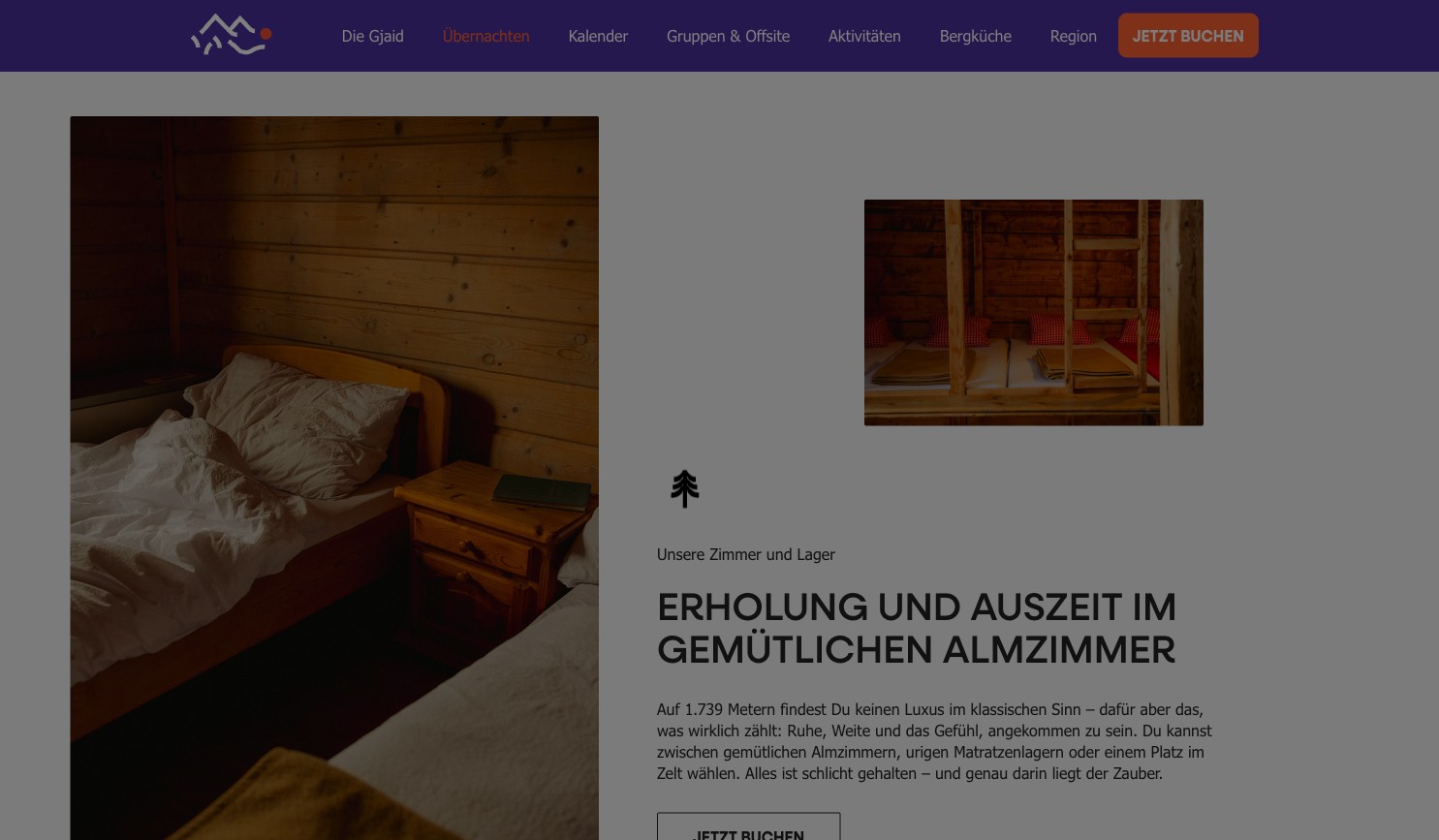 Screenshot Gjaid — Übernachtung am Dachstein